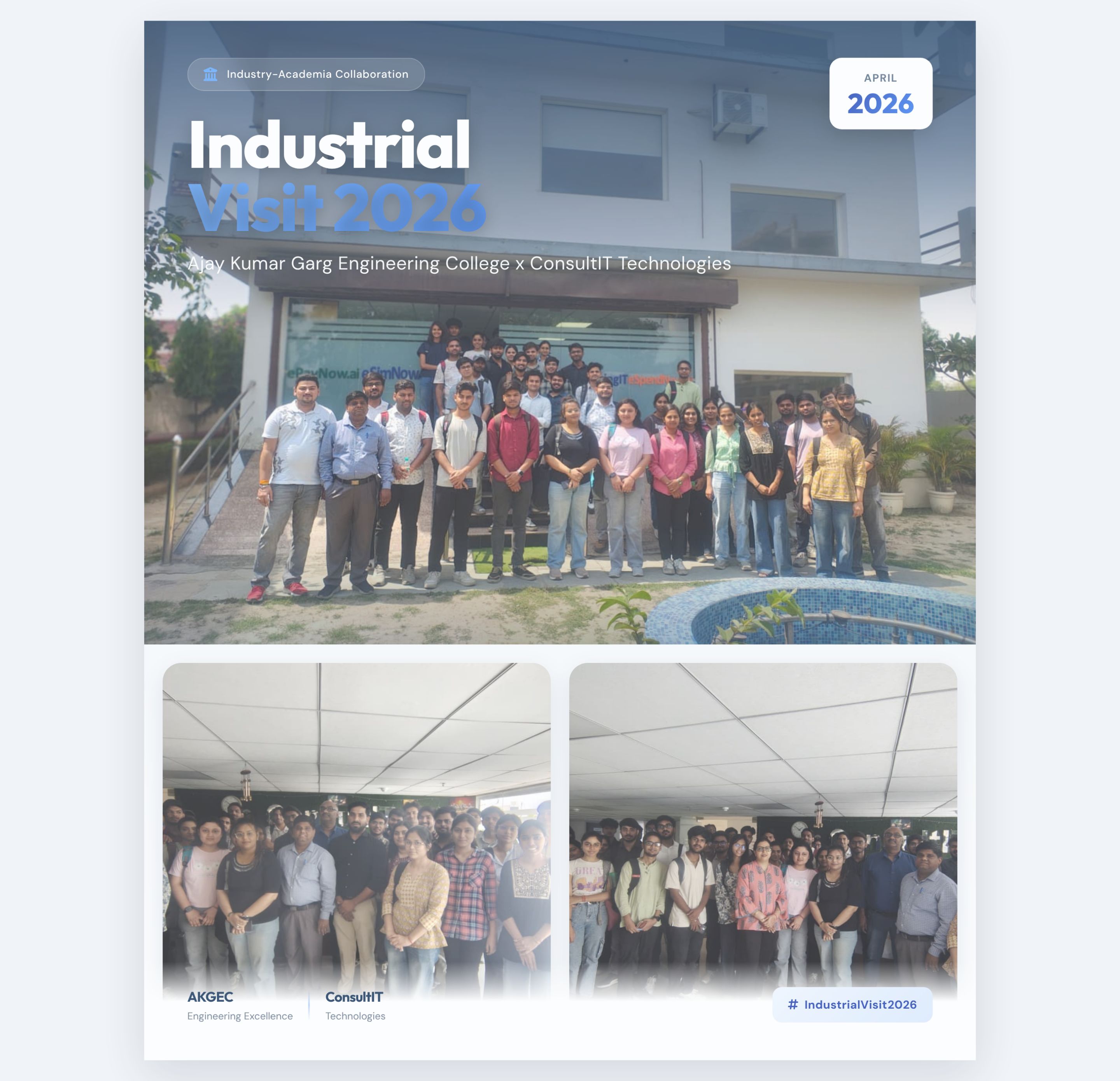 Industrial Visit of AKGEC College